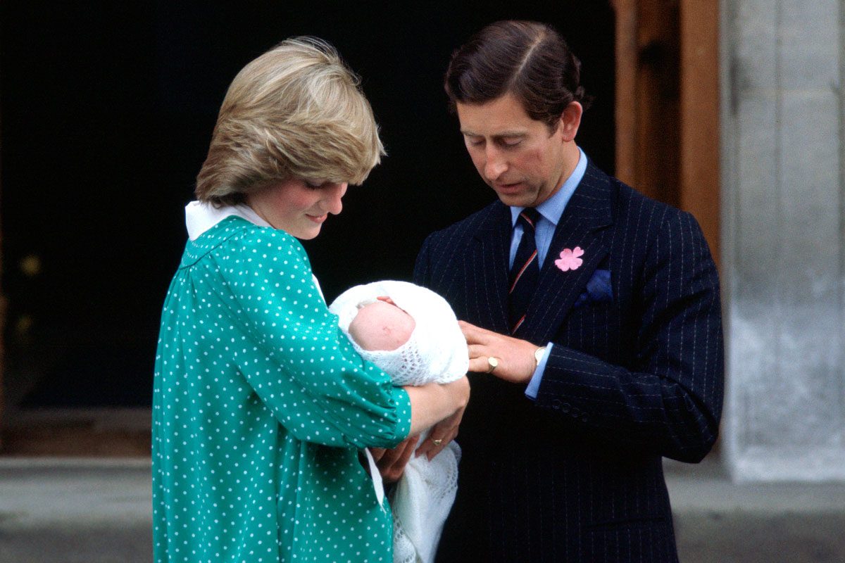 Diana Charles With Baby William