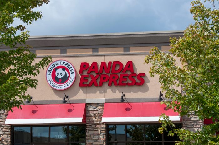 Panda Express featuring gourmet American Chinese cuisine.