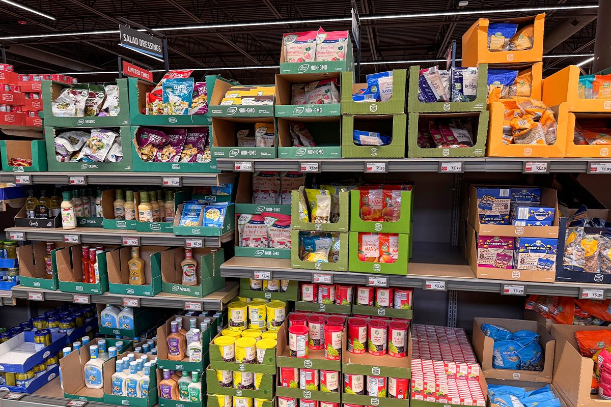 Here’s Why Aldi’s Shelves Are Stacked with Boxes