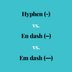 Hereâ€™s When to Use a Hyphen Versus a Dash